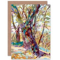BäUme Zweige Wald Geburtstagskarte