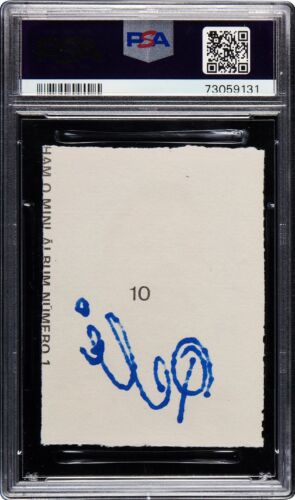 1974 Edicoes #10 Pelé Signed Auto 10 PSA VG-EX 4 DNA Mundial 1958 Album Rare - Picture 2 of 3