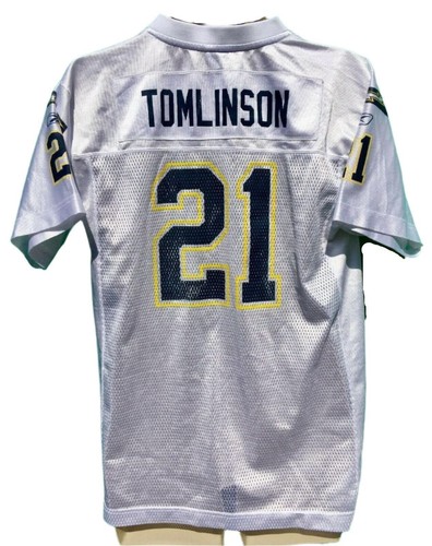 NFL Los Angeles Chargers Ladainian Tomlinson #21 Reebok Jersey Youth X-Large 18- - Imagen 2 de 6