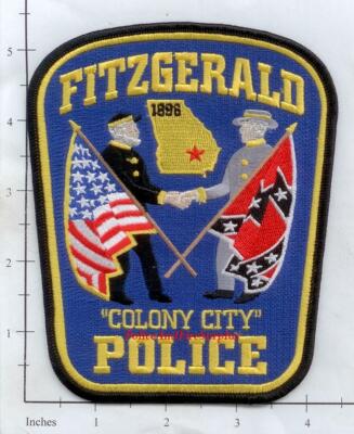Georgia - Fitzgerald GA Police Dept Patch v1 | eBay