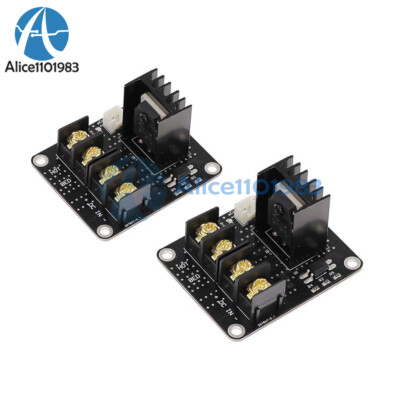 2x MOSFET High Current Load Hot Bed Module 3D Printer Power Expansion Board 24V