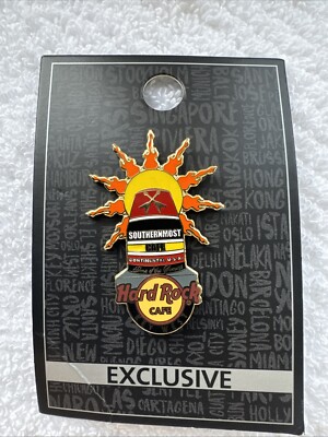 Hard Rock Cafe Key West Pin - Southernmost Booy - Gold 3
