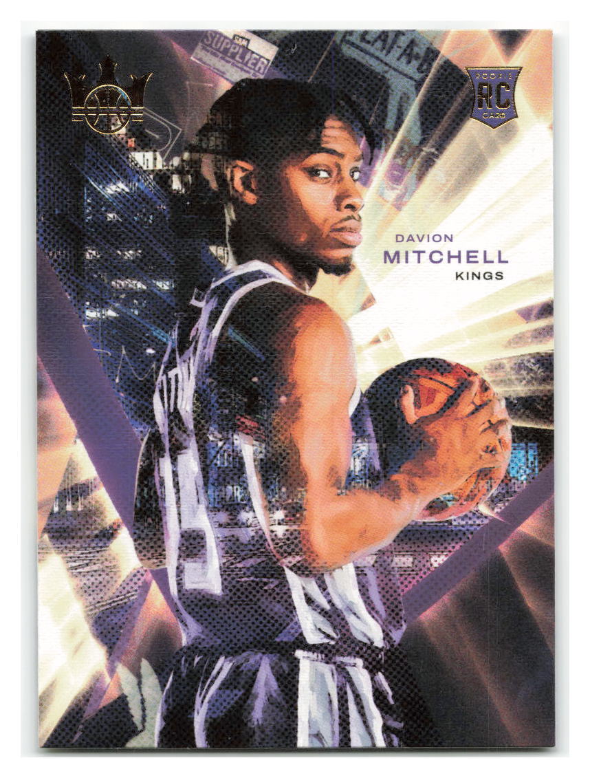 Davion Mitchell 2021-22 Panini Court Kings RC Rookie #96-KINGS