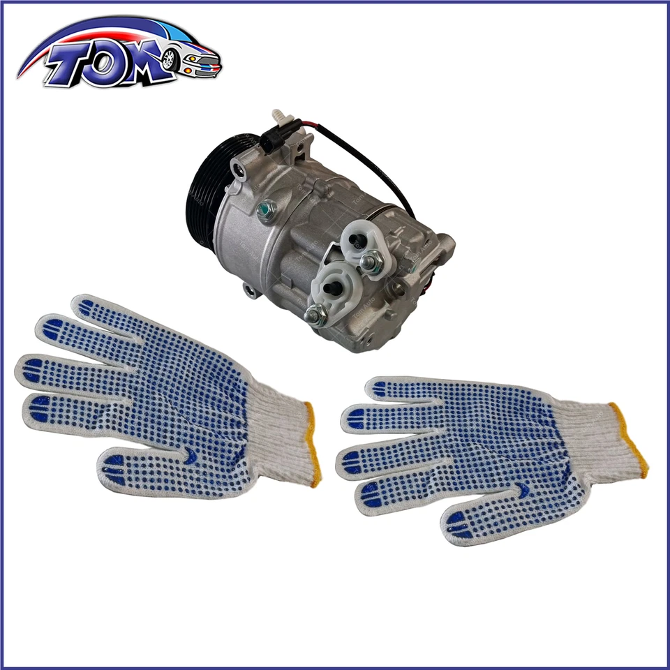 Compresor de aire acondicionado con PXC16 para Jaguar XF XFR XJR XK Land Rover LR4 2010-2015 Foto 4 de 4