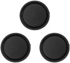 Rear Lens Cap Cover Protector for Sony E mount lens black 3 pack