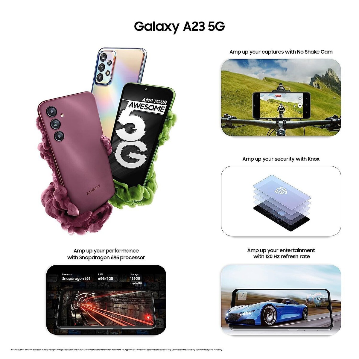 Samsung Galaxy A23 5G Factory Unlocked Dual SIM-6GB RAM