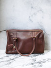 Must de Cartier Authentic Women's Handbag Bordeaux Red Logo Studs Shoulder Bag