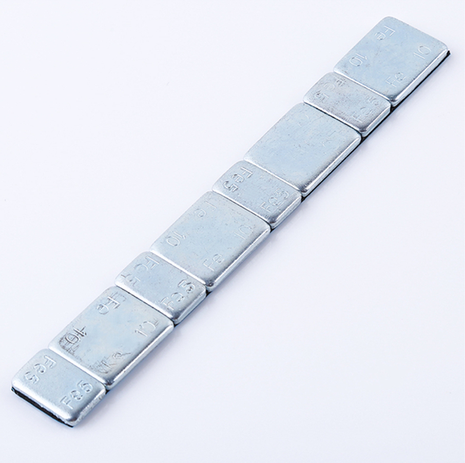 40-Piece Adhesive Stick-On Wheel Weights – 2 Sizes Galvanized Tire Balance Weights For Cars, Trucks, SUVs (Gray, 10.6oz Total)