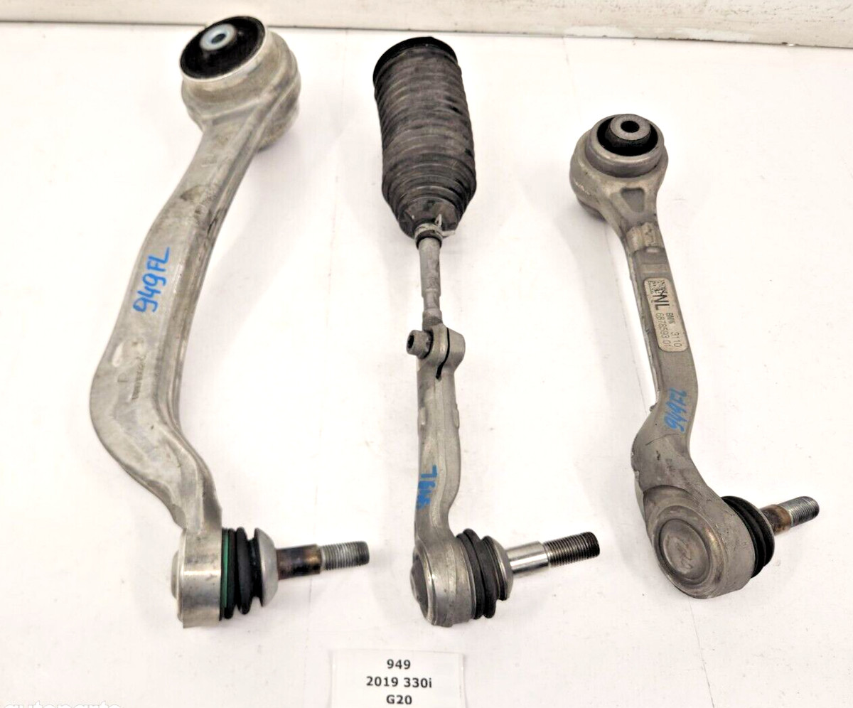 ✓ 19-21 OEM BMW G20 330 Front Left Upper Lower Control Arm 