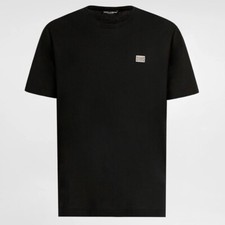 Dolce & Gabbana Logo Plaque T-Shirt with Metal Tag Short Sleeve Men