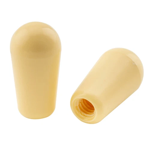 (2) Cream Switch Tips for USA Les Paul/ES/SG Guitar