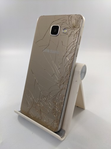 Samsung Galaxy A5 2016 Gold Unlocked 16GB 5.2" Android Smartphone Cracked Back - Picture 11 of 14