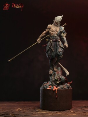 MONA Studio The Monkey King LINGHOUYUESHI Resin Figure Statue Model H26CM/10.2in