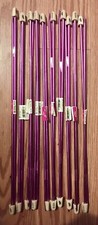 Susan Bates 10 Pair Silvalume Single Point Knitting Needles 14"-Size 6/4mm
