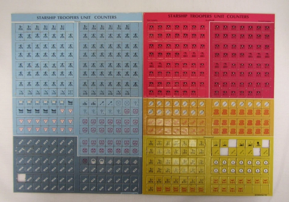 Robert Heinlein's Starship Troopers Man vs. Monster Bookcase Game Not Compl 1976 - Image 3 of 4