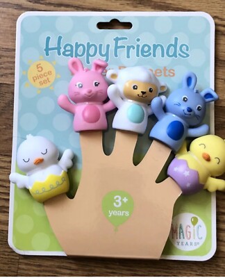 Magic Years Happy Friends Finger Puppets Piece Set