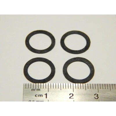 CC0436 - 4 - BANDAGES POUR LOCOMOTIVE VAPEUR 140 JOUEF OU AUTRE MARQUE HO