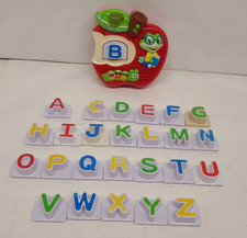 Leap Frog Tad's Fridge Phonics Magnet Alphabet Apple Toy 26 Letters TESTED