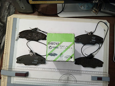 Front Pads Valeo 540741 WVA 21724 , 301002 Peugoet RENAULT Apec PAD901 BBP0659 
