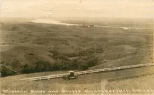 Bluffs Chamberlain South Dakota C-1915 Missouri River RPPC Photo Postcard 1967