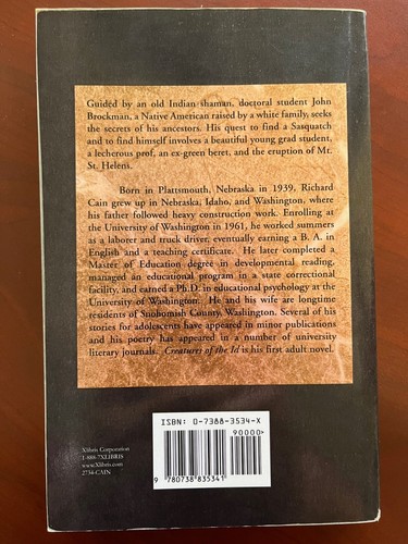Creatures of the Id *SIGNED* by Richard Cain 1st Ed 2000 *Very Good* Free ship - Imagen 7 de 9