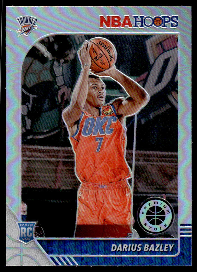 2019 Hoops Premium Stock #249 Darius Bazley Silver Prizm RC