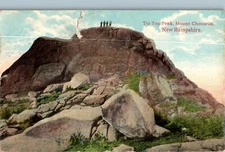 Tip Top Peak, Mt. Chocorua, New Hampshire NH 1910 Damaged Postcard