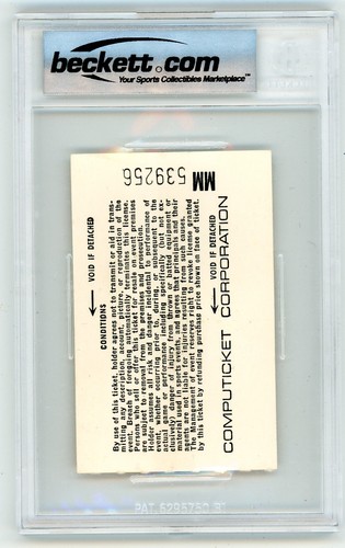 1970 NBA ALL STAR GAME TICKET STUB WILLIS REED MVP rare old basketball VINTAGE - Bild 2 von 2