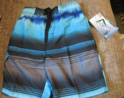Kanu Surf Board Shorts Size 4 Black/Aqua Retail is $23.00