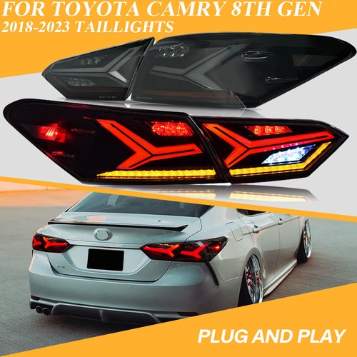 LED Tail Light For Toyota Camry 8th Gen 2018-2024 Rear Lamp Sequential Assembly