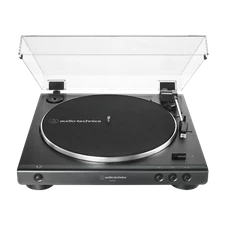 Audio-Technica AT-LP60X-BK Fully Automatic Belt-Drive Stereo Turntable, Black