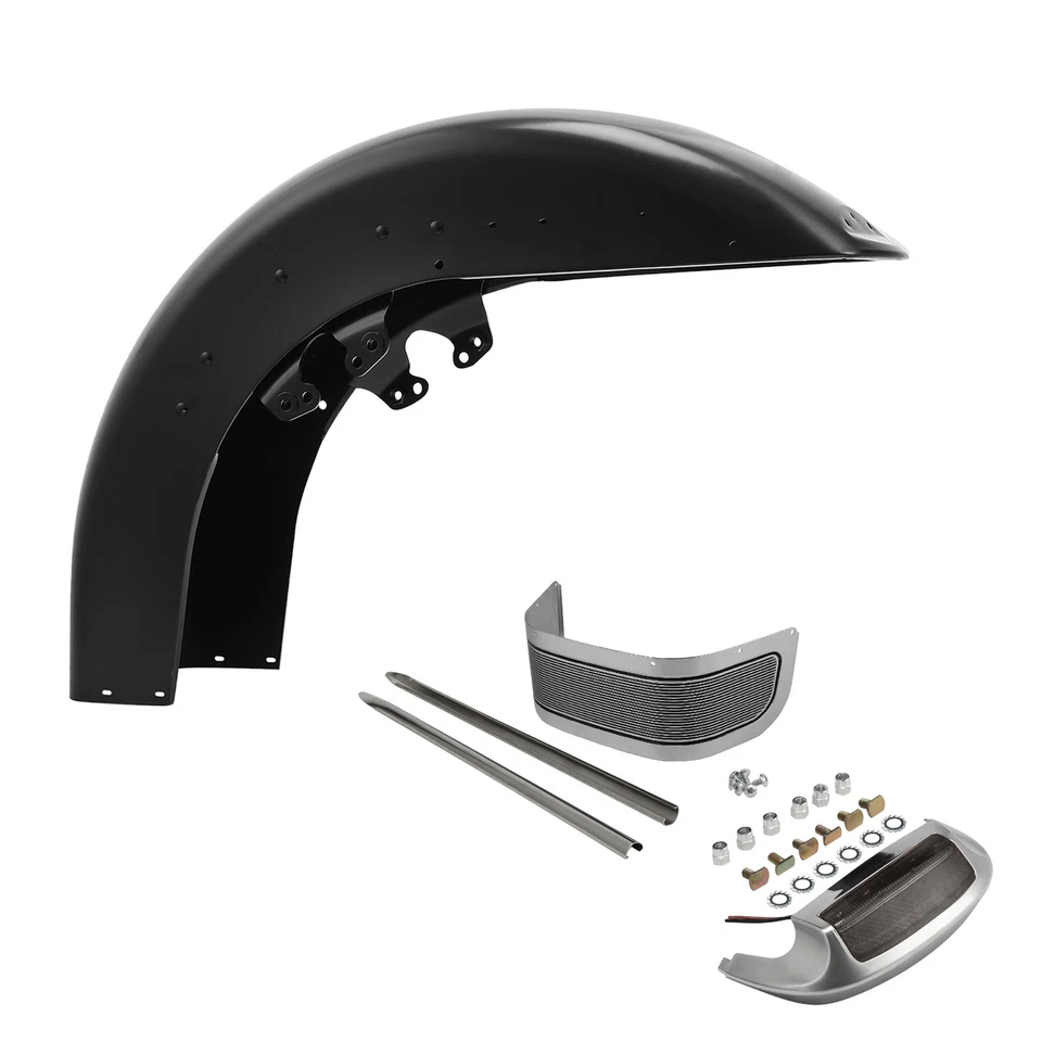 Conjunto de guardabarros delantero sin pintar para Harley Touring Electra Glide FLHT 2014-2023 Foto 2 de 4