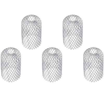 5PCS Roof Filter Strainers Steel Gutter Filter Downspout Screen Sink Drain