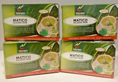 100 Matico Tea Bag (Matico Te) (4 Boxes) (Hanan)