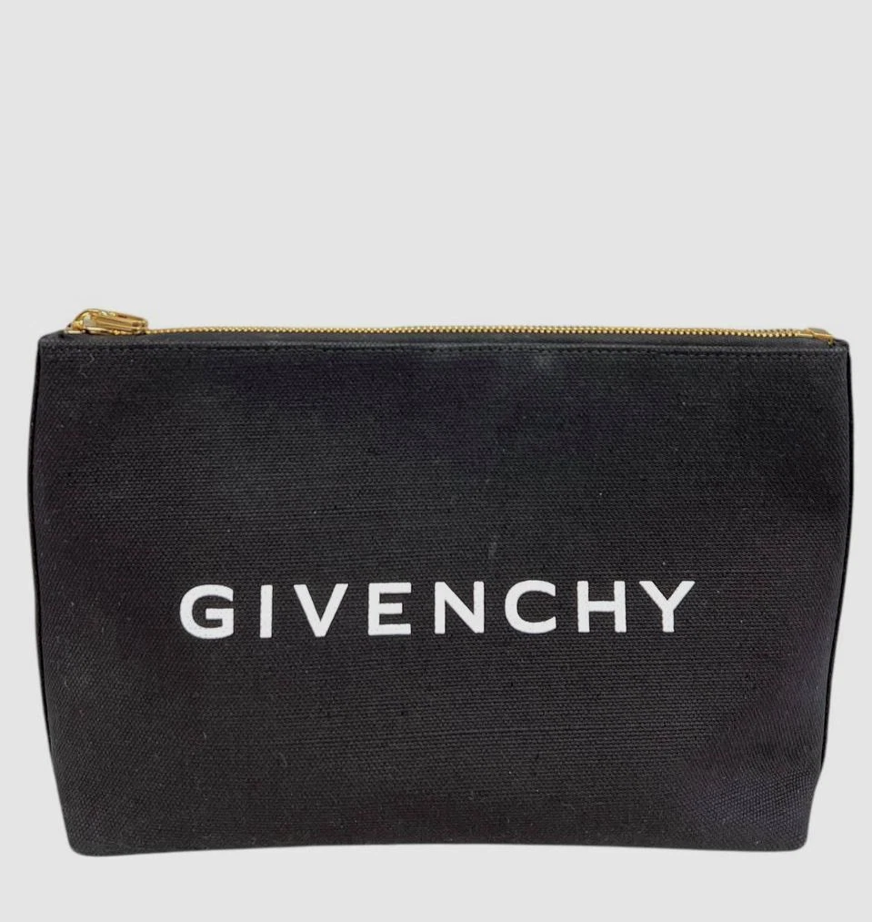 GIVENCHY Borsa donna nera in tela con logo da viaggio rivestita