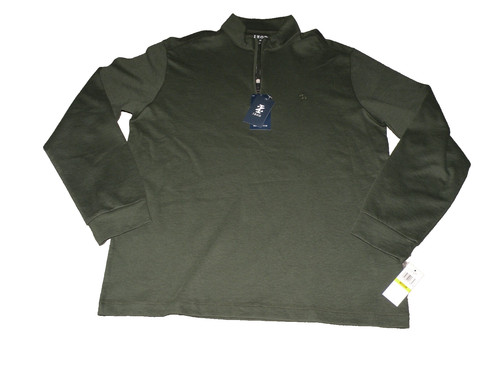 IZOD Luxury Sport Men's Soft 1/4 Zip Coat Jacket Size Medium NWT $70 Retail
