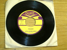 BLUES 45 RPM - LITTLE JUNIOR PARKER - DUKE 309 - "STRANDED"  "BLUE LETTER"
