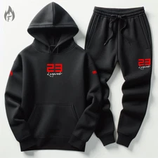 Mens Sweatsuit Tracksuit Sweater Jogger To Match Air Jordan Retro 3 Black Cement