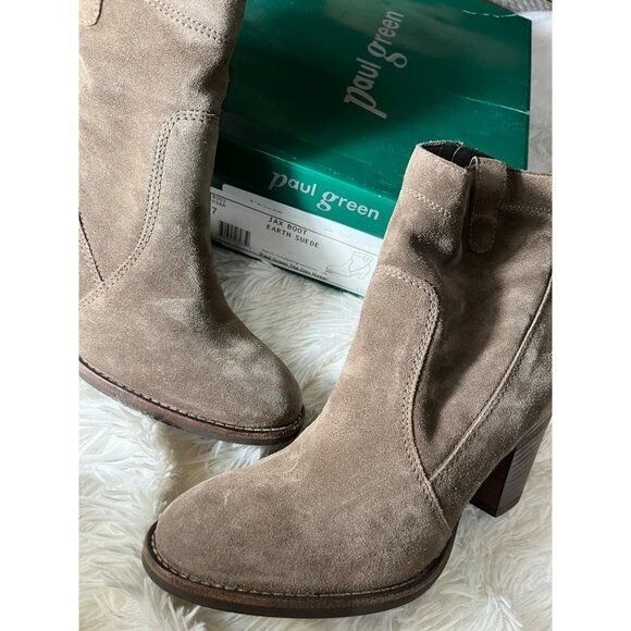 Paul green jax boot in earth suede Gem