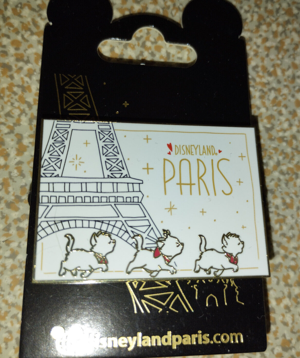 Marie Toulouse Berlioz Aristocats Kittens Eiffel Tower Disney Paris Dlp  2024 Pin