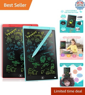 Fun 10-Inch Erasable LCD Drawing Tablets for Kids   Eye-Friendly & Portable