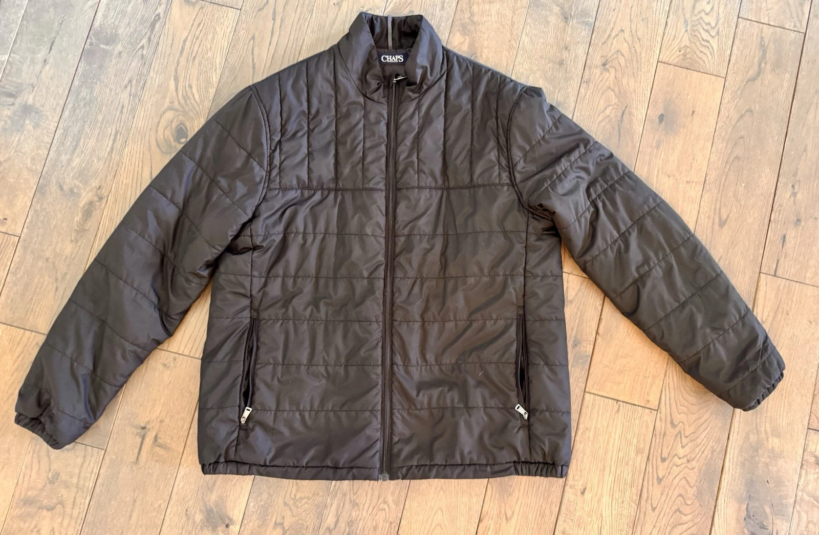 Chaps Men’s Lightweight Puffer Jacket Black Size XLarge