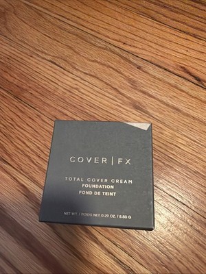Cover FX Total Cover Cream Foundation Shade M3 + Sealed Sponge 8.5g NIB