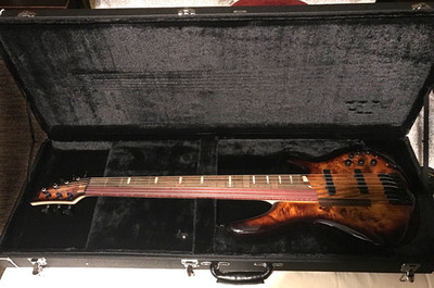 Pre-owned Ibanez SRAS7 - Ashula 7 String Hybrid Fret/Fretless Bass Guitar