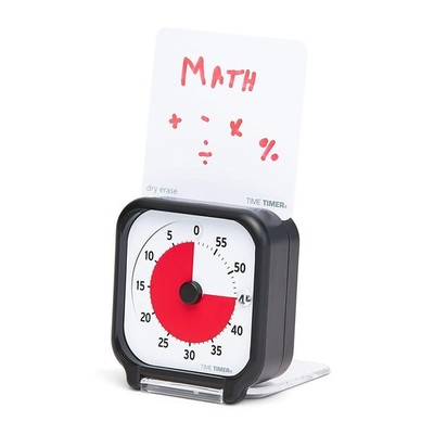 TIME TIMER Pocket 60 Minuten visueller Analog-Timer mit Alarm schwarz
