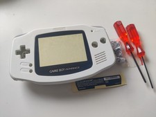 White Replacement Housing Shell  Screen Lens for Nintendo Game Boy Advance GBA
