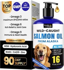Wild Alaskan Salmon Oil for Dogs  Cats   16 FL.OZ, Multi-Fish