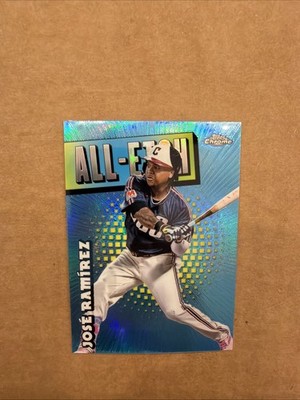 2025 Topps Chrome Logofractor Edition #CAE-20 José Ramírez All Etch Refractors