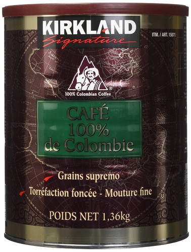 Kirkland Signature Supremo Bohnen gemahlener Kaffee, 1,36 kg/3 lbs. {Kanadier} - Bild 3 von 5