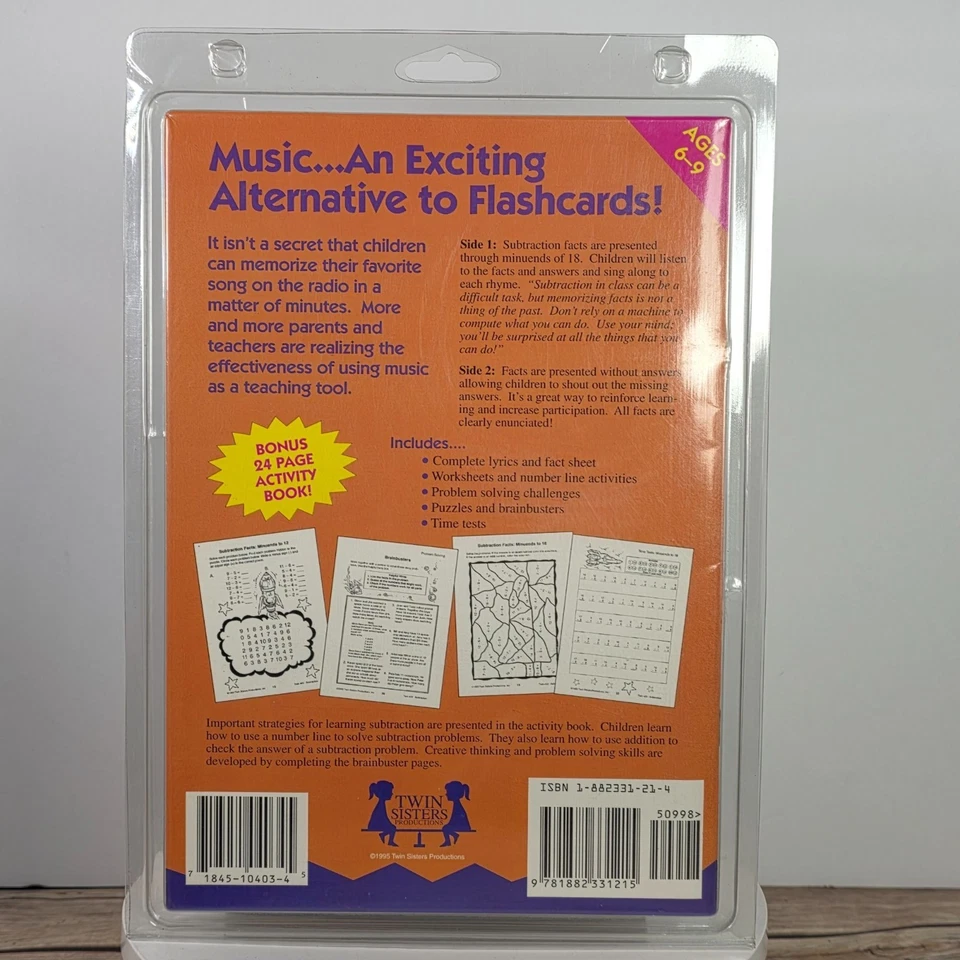 Subtraction Educational CD Set & Activity Book By Twin Sisters Productions - Image 2 of 4